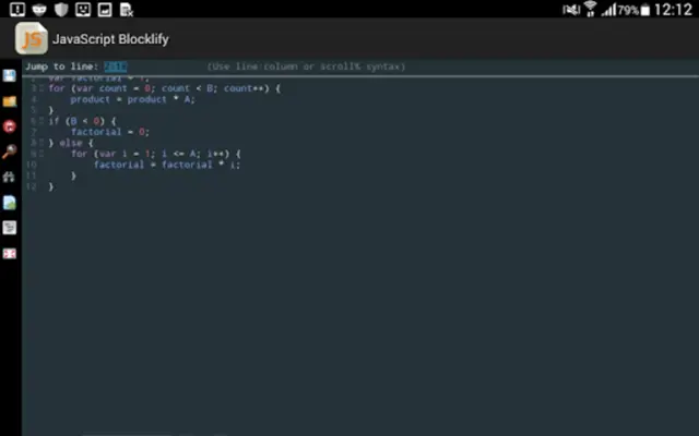 JavaScript Blocklify android App screenshot 5